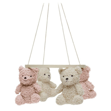 Jollein Baby Mobiel Teddy Bear Wild Rose/ Naturel - Jollein - Babywinkel - 8717329388772