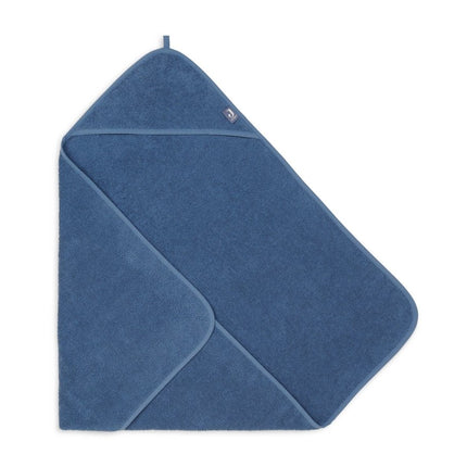 Jollein Badcape Baby Badstof Jeans Blue 75x75cm - Jollein - Babywinkel - 8717329365100