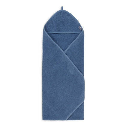 Jollein Badcape Baby Badstof Jeans Blue 75x75cm - Jollein - Babywinkel - 8717329365100