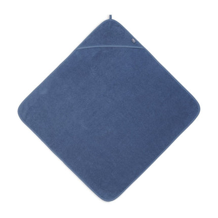 Jollein Badcape Baby Badstof Jeans Blue 75x75cm - Jollein - Babywinkel - 8717329365100