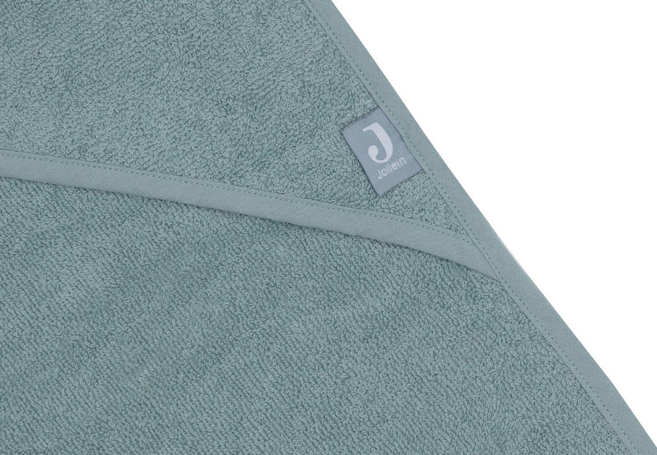 Jollein Badcape Baby Sea Green 100X100Cm - Jollein - Babywinkel - 8717329387270