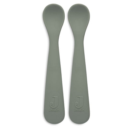 Jollein Bestekset Lepels Ash Green 2st - Jollein - Babywinkel - 8717329366527
