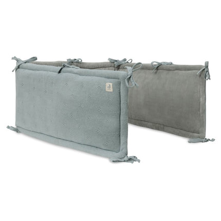 Jollein Boxbumper Cosy Knit Sea Green 180 X 30 Cm - Jollein - Babywinkel - 8717329386822