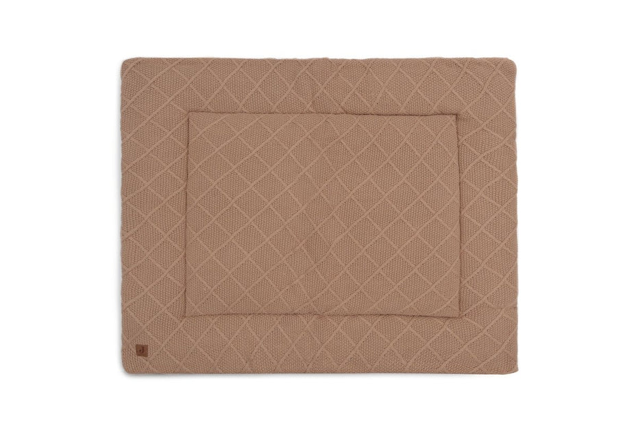 Jollein Boxkleed Check Knit Biscuit 75 X 95 Cm - Jollein - Babywinkel - 8717329386792