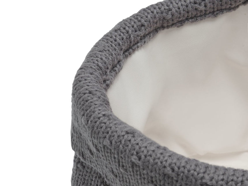 Jollein Commodemandje Bliss Knit Storm Grey - Jollein - Babywinkel - 8717329360464