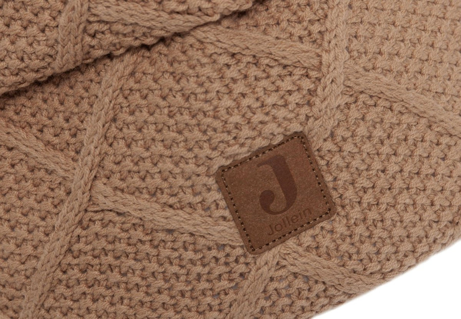 Jollein Commodemandje Check Knit Biscuit koop je bij Babywinkel