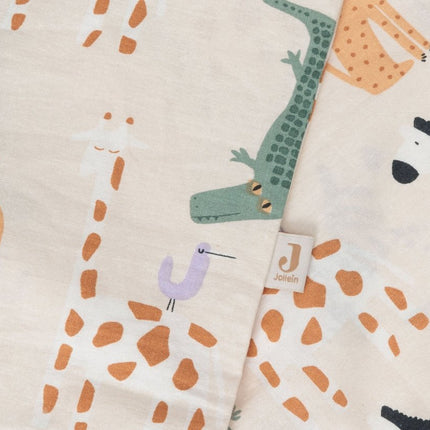Jollein Dekbedovertrek Peuter Jungle Jambo 100 X 140 Cm - Jollein - Babywinkel - 8717329387072