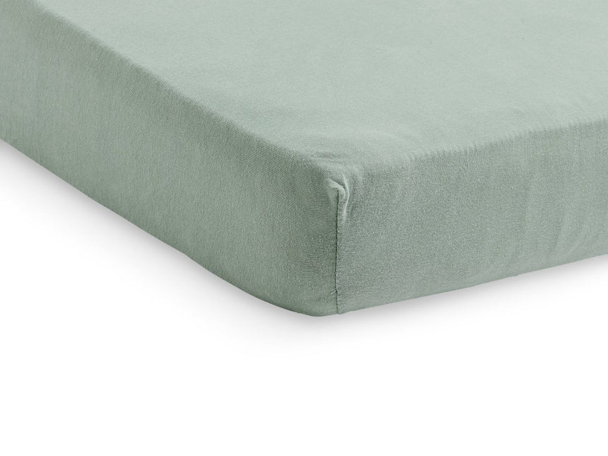 Jollein Hoeslaken Jersey Ash Green 60x120cm koop je bij Babywinkel