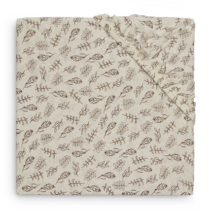 Jollein Hoeslaken Jersey Boxmatras Meadow Chestnut 75x95cm - Jollein - Babywinkel - 8717329362369