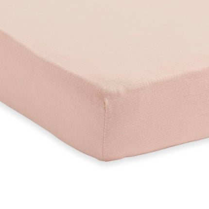 Jollein Hoeslaken Jersey Pale Pink 60x120cm - Jollein - Babywinkel - 8717329359086