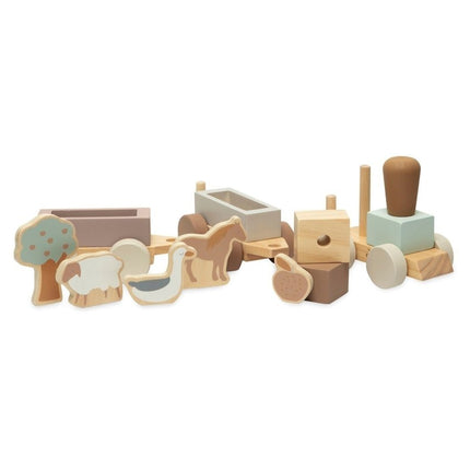 Jollein Houten Speelgoed Trein Farm - Jollein - Babywinkel - 8717329373457