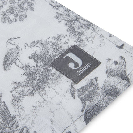 Jollein Hydrofiele Doek Large Forest Animals 115x115cm - Jollein - Babywinkel - 8717329365544