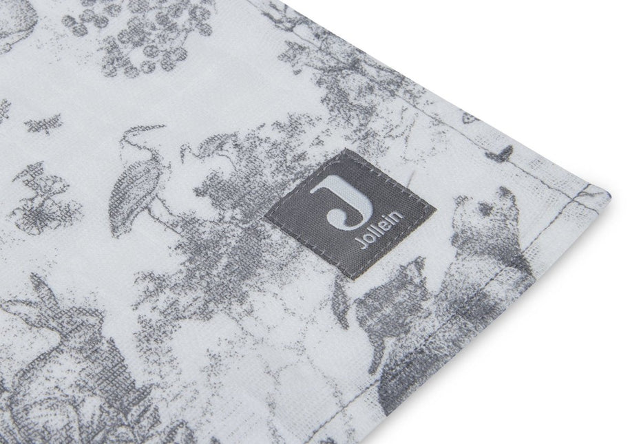 Jollein Hydrofiele Doek Large Forest Animals 115x115cm - Jollein - Babywinkel - 8717329365544