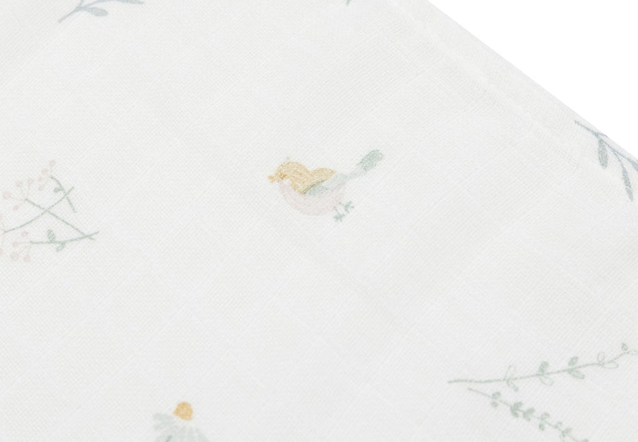Jollein Hydrofiele Doek Lovely Birds 70 X 70 Xm 3St - Jollein - Babywinkel - 8717329388024