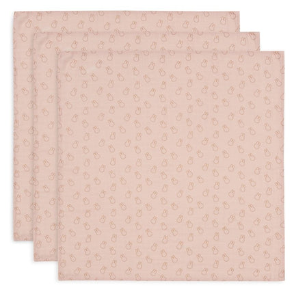 Jollein Hydrofiele Doek Miffy Sillhouettes Wildrose 70 X 70 Cm 3St - Jollein - Babywinkel - 8717329388079