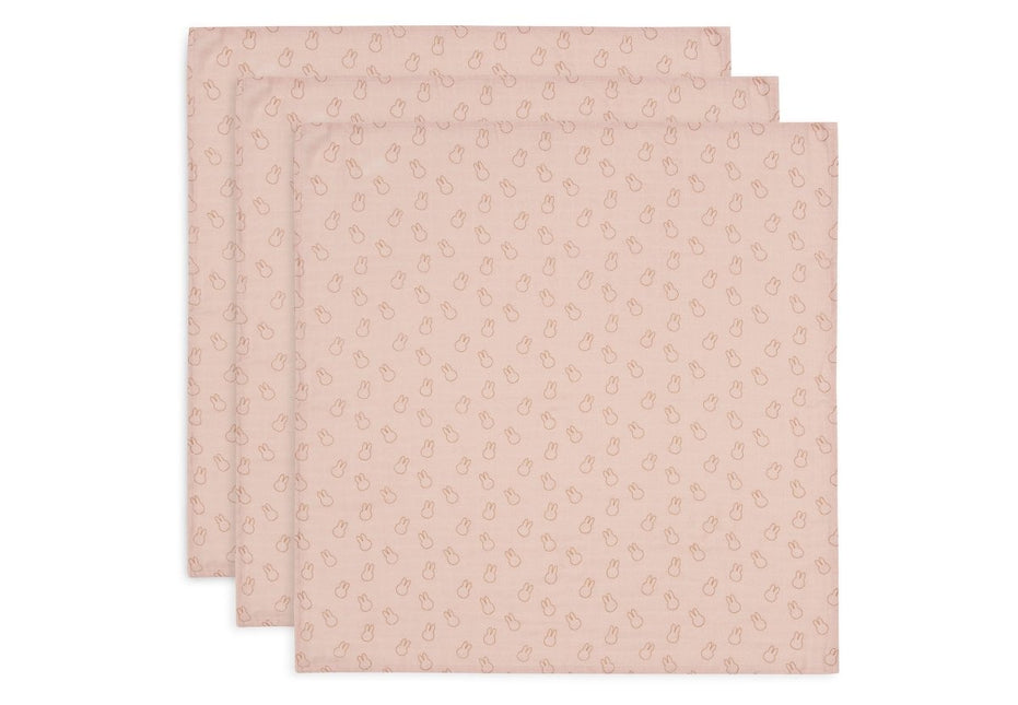 Jollein Hydrofiele Doek Miffy Sillhouettes Wildrose 70 X 70 Cm 3St - Jollein - Babywinkel - 8717329388079