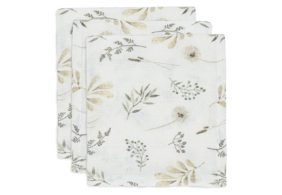Jollein Hydrofiele Doek Set Wild Flowers 3st - Jollein - Babywinkel - 8717329365926