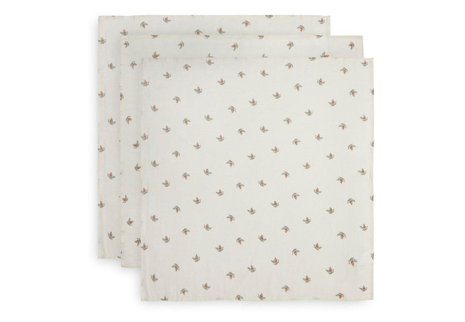 Jollein Hydrofiele Doek Small Rosehip 70cm 3st - Jollein - Babywinkel - 8717329373341
