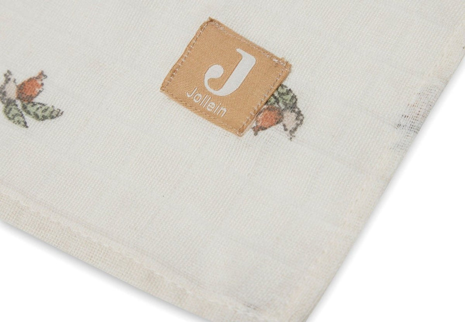 Jollein Hydrofiele Doek Small Rosehip 70cm 3st - Jollein - Babywinkel - 8717329373341