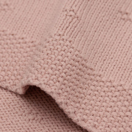 Jollein Ledikantdeken Cosy Knit Wild Rose 100 X 150 Cm - Jollein - Babywinkel - 8717329386594