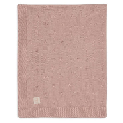 Jollein Ledikantdeken Cosy Knit Wild Rose 100 X 150 Cm - Jollein - Babywinkel - 8717329386594