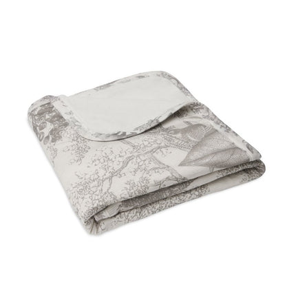 Jollein Ledikantdeken Jersey Forest Animals 100x150cm - Jollein - Babywinkel - 8717329365278
