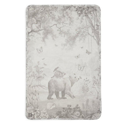 Jollein Ledikantdeken Jersey Forest Animals 100x150cm - Jollein - Babywinkel - 8717329365278