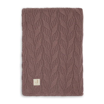 Jollein Ledikantdeken Spring Knit Chestnut 100x150cm - Jollein - Babywinkel - 8717329362925