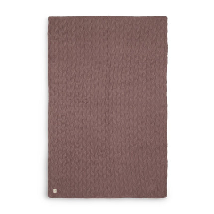 Jollein Ledikantdeken Spring Knit Chestnut 100x150cm - Jollein - Babywinkel - 8717329362925