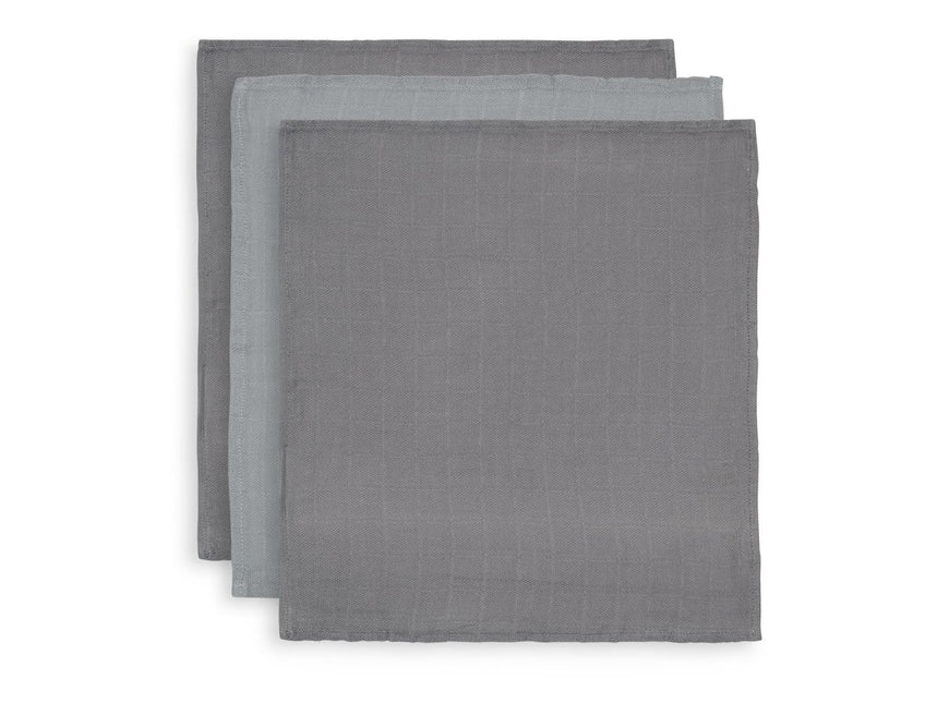 Jollein Monddoekje Bamboe Storm Grey 3st - Jollein - Babywinkel - 8717329353725