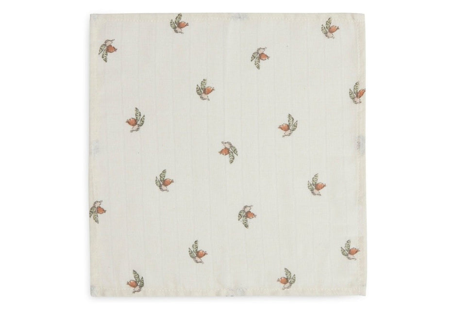 Jollein Monddoekje Hydrofiel Rosehip 3st - Jollein - Babywinkel - 8717329373372