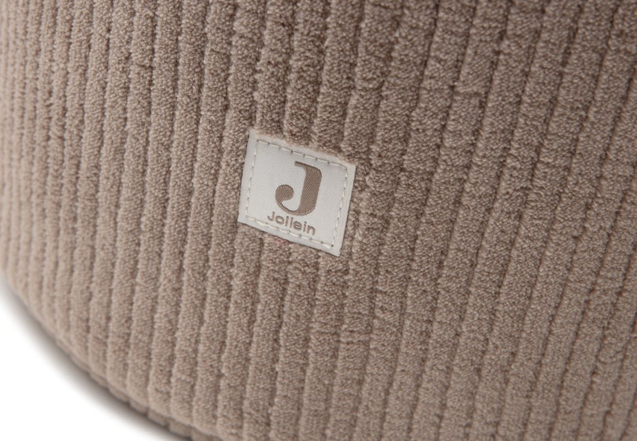 Jollein Opbergmand Cloudy Rib/ Milky Coffee - Babywinkel - 8717329404076