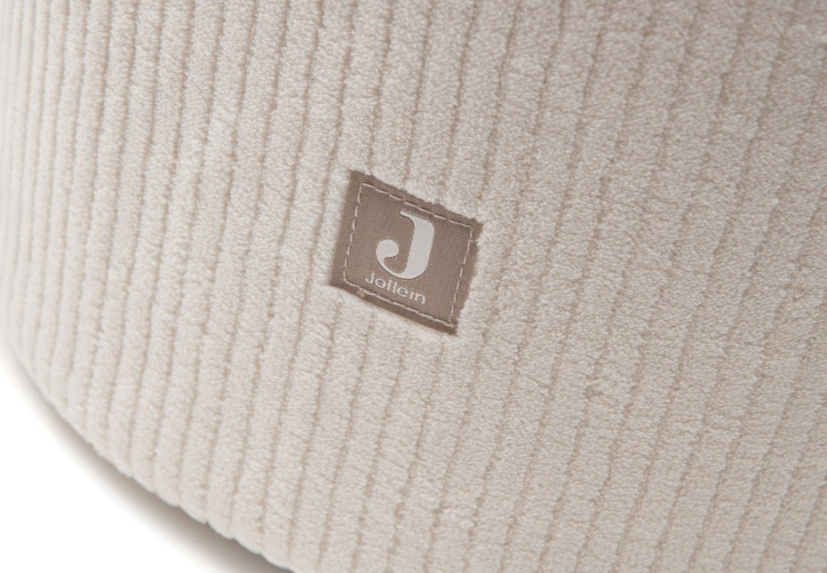 Jollein Opbergmand Cloudy Rib/Oatmeal - Babywinkel - 8717329404069