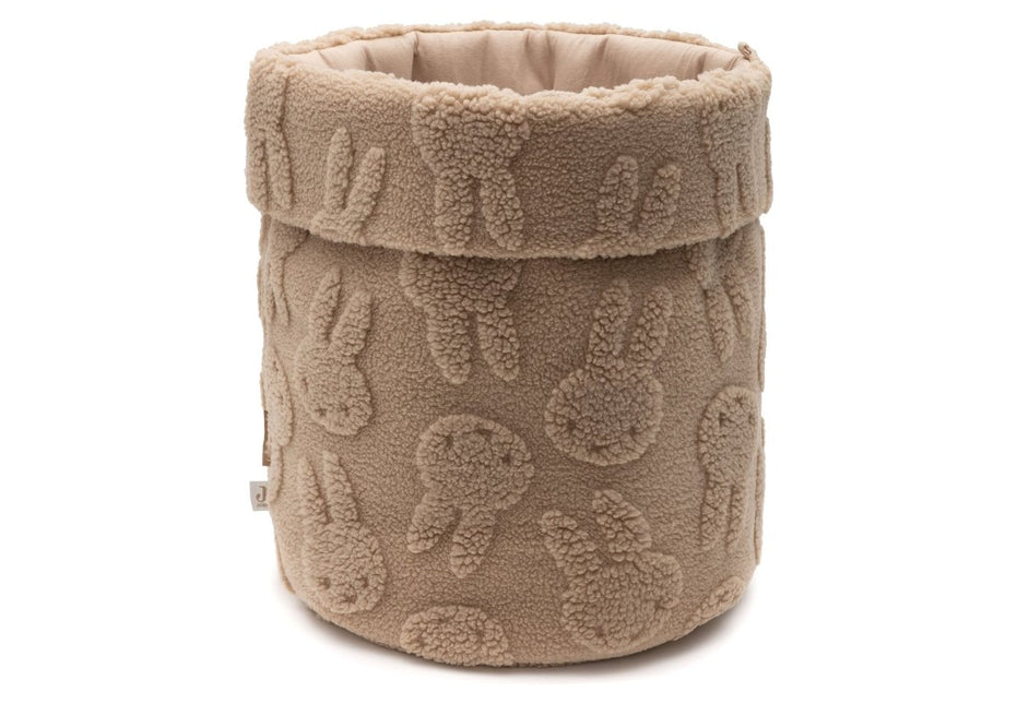Jollein Opbergmand Miffy Jaquard Teddy Biscuit - Babywinkel - 8717329401136