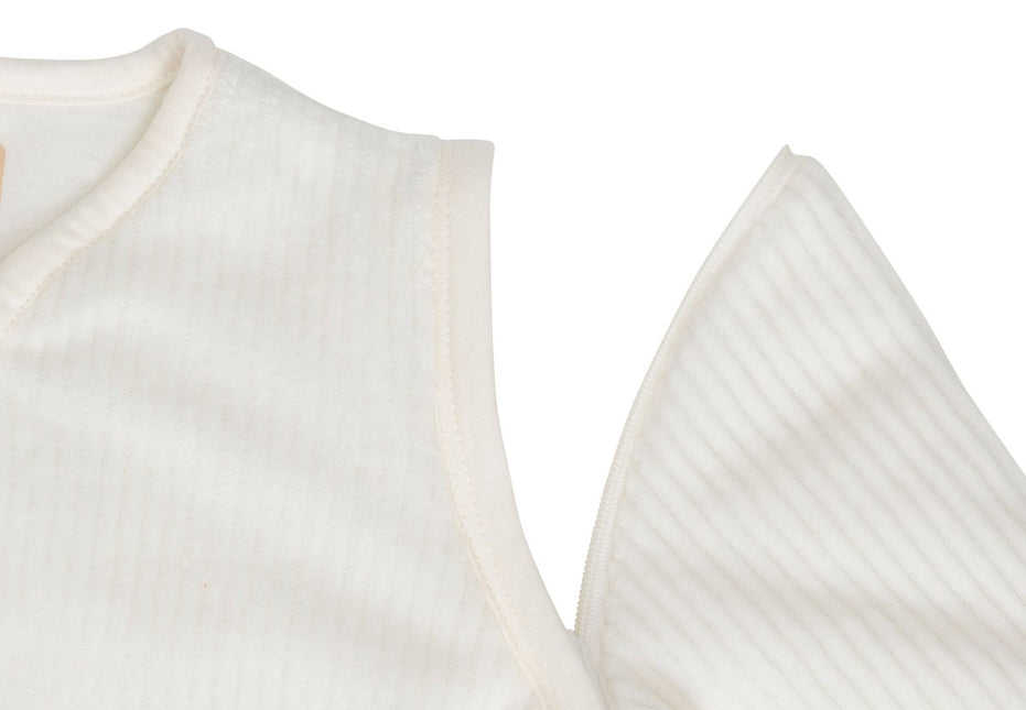 Jollein Slaapzak Baby Met Afritsbare Mouw Rond Rib Ivory - Jollein - Babywinkel - 8717329384569