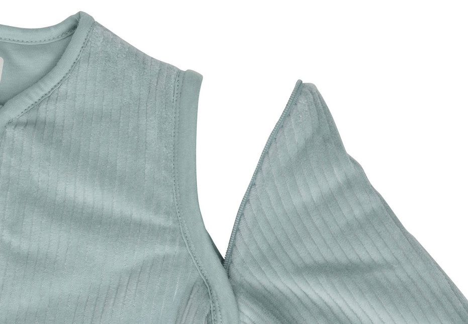 Jollein Slaapzak Baby Met Afritsbare Mouw Rond Rib Sea Green - Jollein - Babywinkel - 8717329384514
