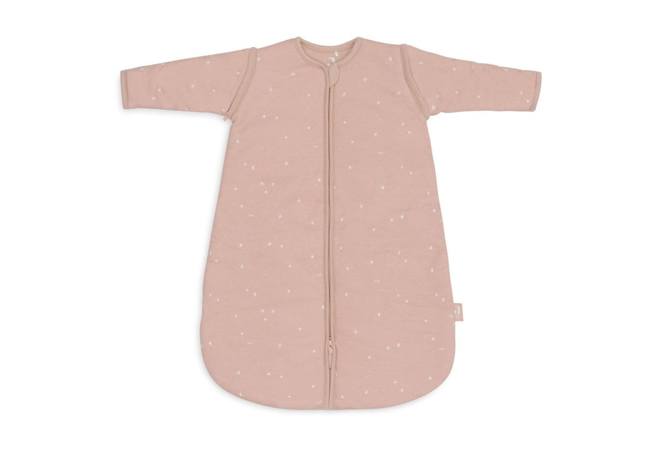 Jollein Slaapzak Baby Met Afritsbare Mouw Rond Twinkling Wild Rose 60Cm - Jollein - Babywinkel - 8717329384415