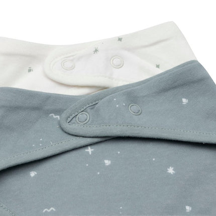 Jollein Slabbetje Bandana Twinkling Sea Green 2St - Jollein - Babywinkel - 8717329384699