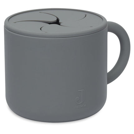 Jollein Snackbakje Silicone Storm Grey - Jollein - Babywinkel - 8717329365810