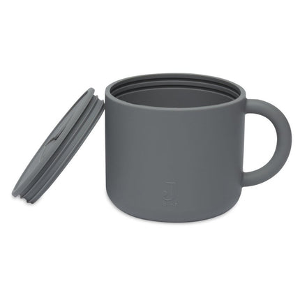Jollein Snackbakje Silicone Storm Grey - Jollein - Babywinkel - 8717329365810