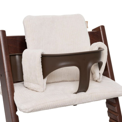 Jollein Stoelverkleiner Cloudy Rib/Oatmeal - Babywinkel - 8717329404380