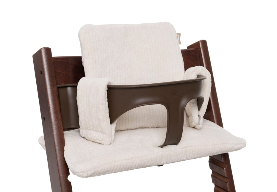 Jollein Stoelverkleiner Cloudy Rib/Oatmeal - Babywinkel - 8717329404380