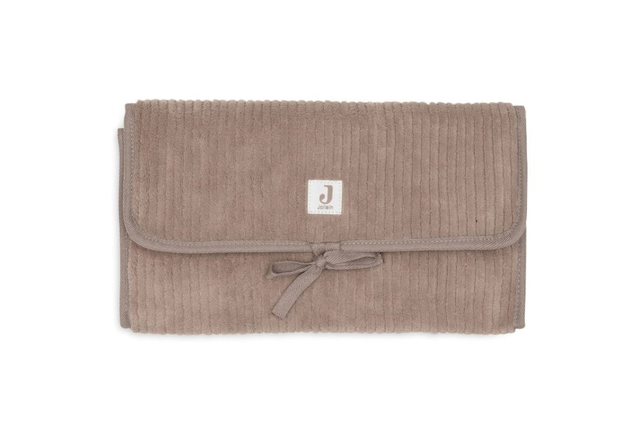 Jollein Verschoningsmat Cloudy Rib/ Milky Coffee koop je bij Babywinkel