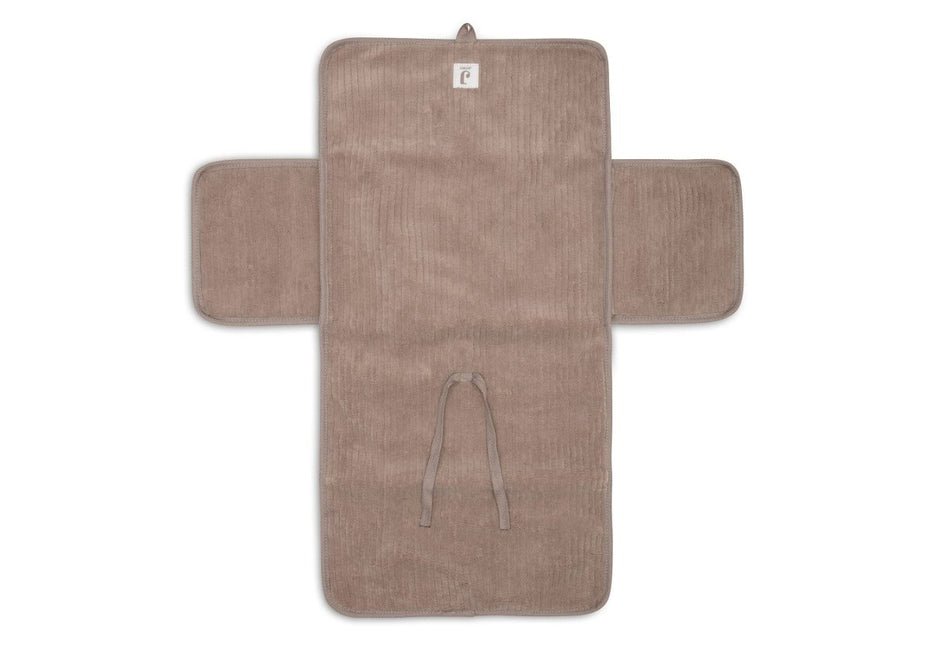 Jollein Verschoningsmat Cloudy Rib/ Milky Coffee koop je bij Babywinkel