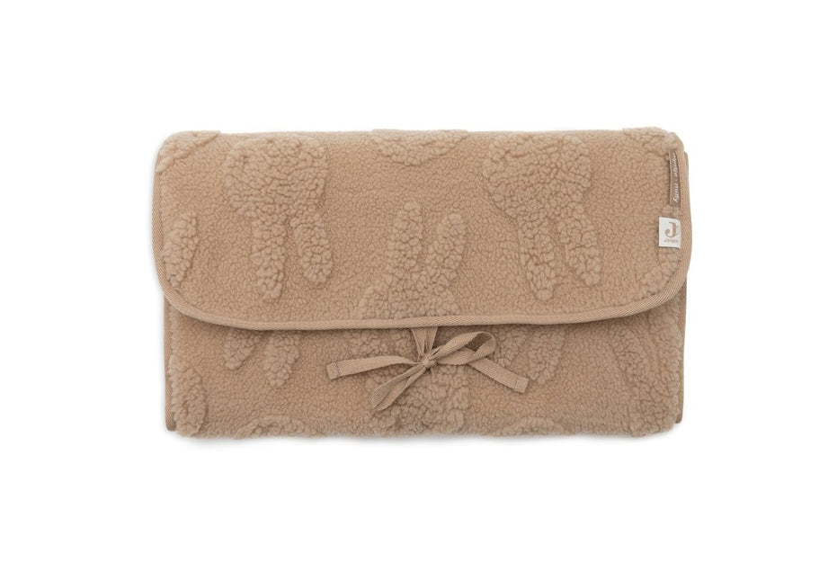 Jollein Verschoningsmat Miffy Jacquard Teddy/Biscuit koop je bij Babywinkel