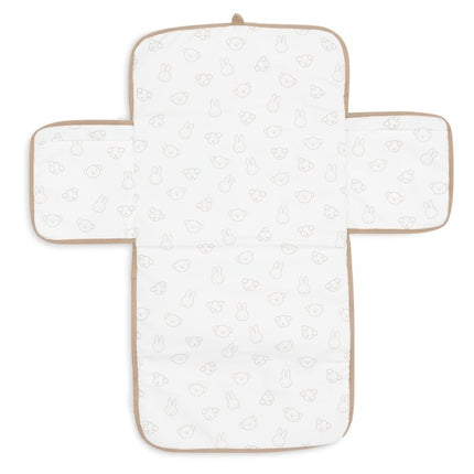 Jollein Verschoningsmat Miffy Jacquard Teddy/Biscuit - Babywinkel - 8717329399914