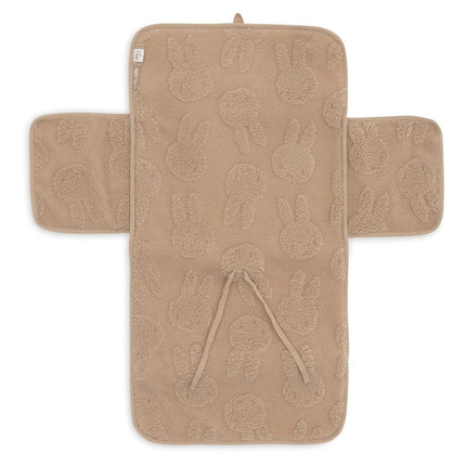 Jollein Verschoningsmat Miffy Jacquard Teddy/Biscuit - Babywinkel - 8717329399914