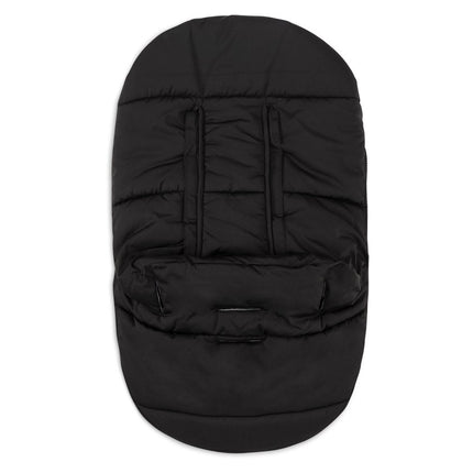 Jollein Voetenzak Puffed Zwart 0+ 3/5 Punts - Jollein - Babywinkel - 8717329388567