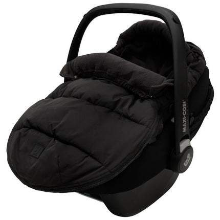 Jollein Voetenzak Puffed Zwart 0+ 3/5 Punts - Jollein - Babywinkel - 8717329388567