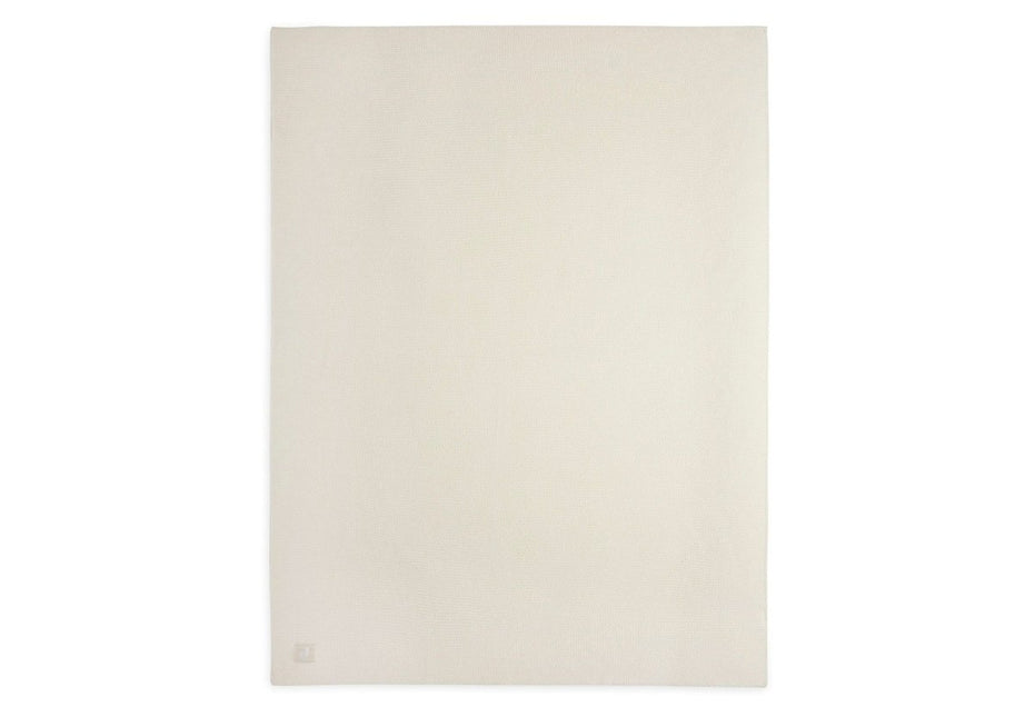Jollein Wiegdeken Basic Knit Ivory 75x100cm - Jollein - Babywinkel - 8717329373501